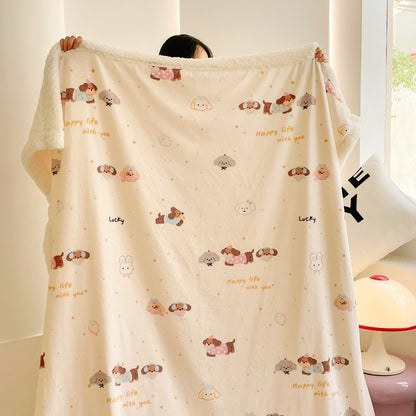Thick Lambskin Coverlet