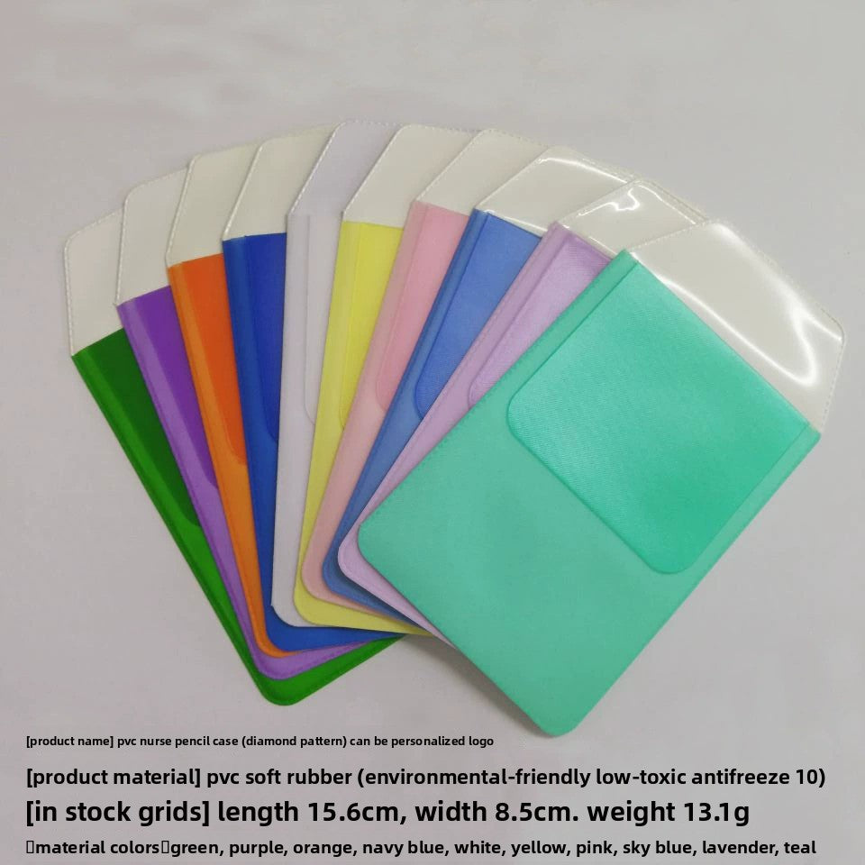 Thick PVC Medical Nurse Pen Holder Leak-proof Pencil Case