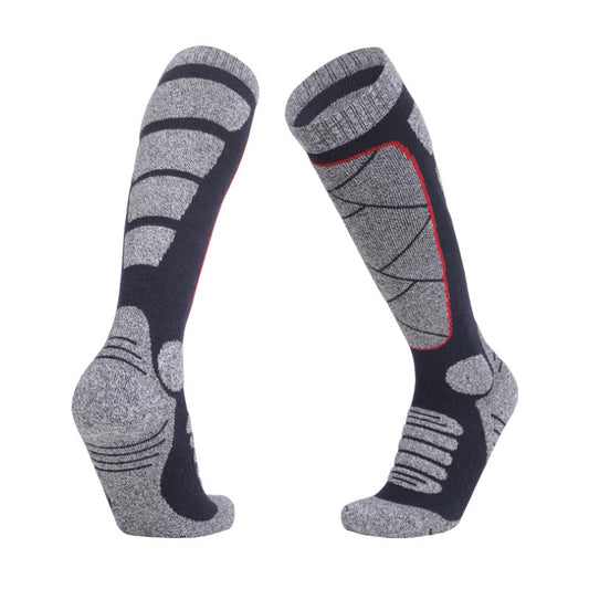 Thick ski socks for long-sleeved sports