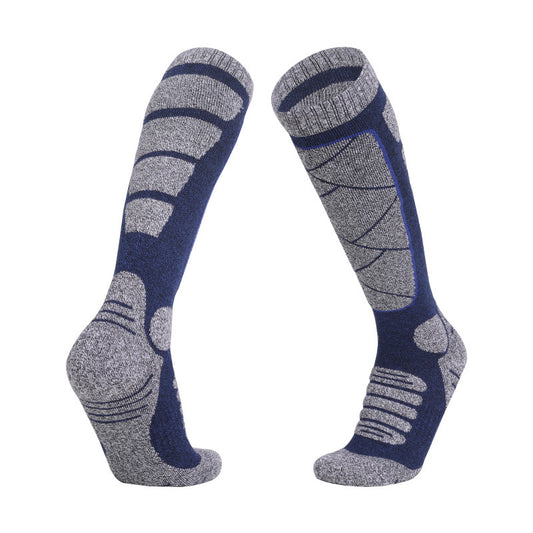 Thick ski socks for long-sleeved sports