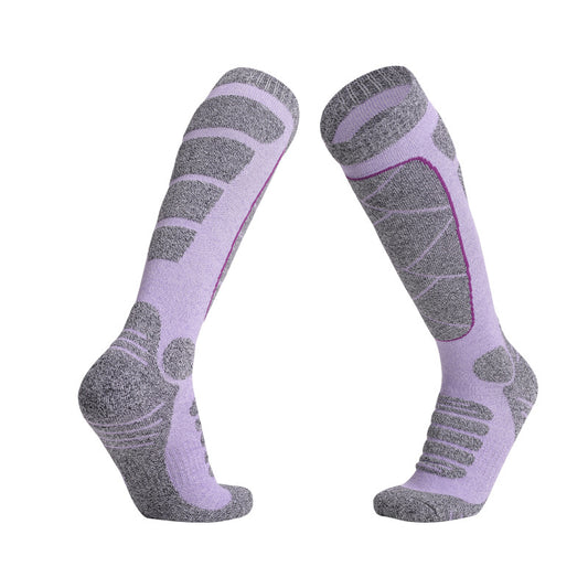 Thick ski socks for long-sleeved sports