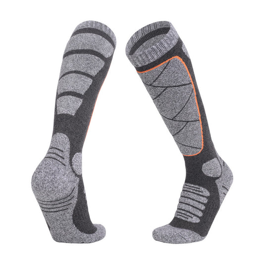 Thick ski socks for long-sleeved sports