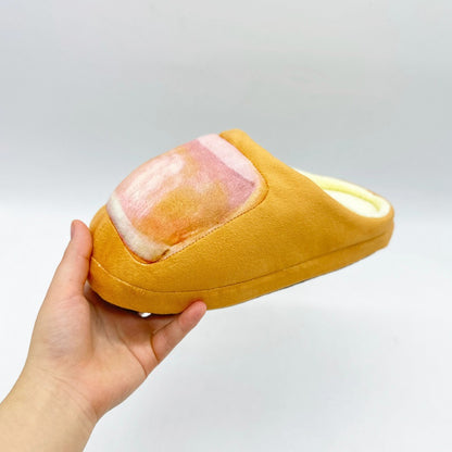 Thick Sole Cotton Slippers with Nail Cover
