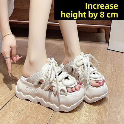 Thick-soled flip-flops