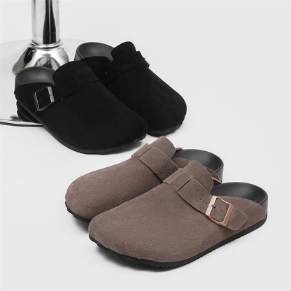 Thick-soled retro flip-top Boken shoes