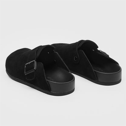 Thick-soled retro flip-top Boken shoes