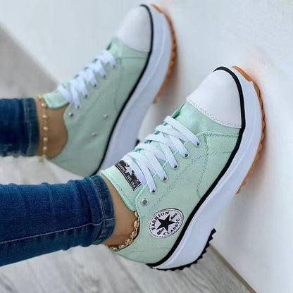Thick-Soled Slip-On Women's Shoes