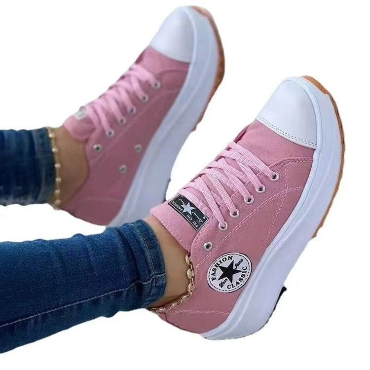 Thick-Soled Slip-On Women's Shoes