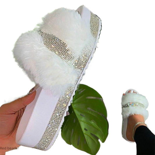 Thick-soled slippers