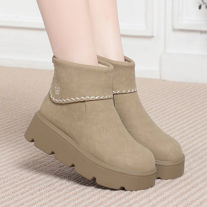 Thick-Soled Snow Boots