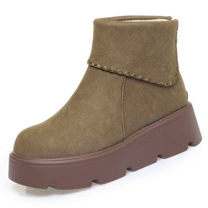 Thick-Soled Snow Boots
