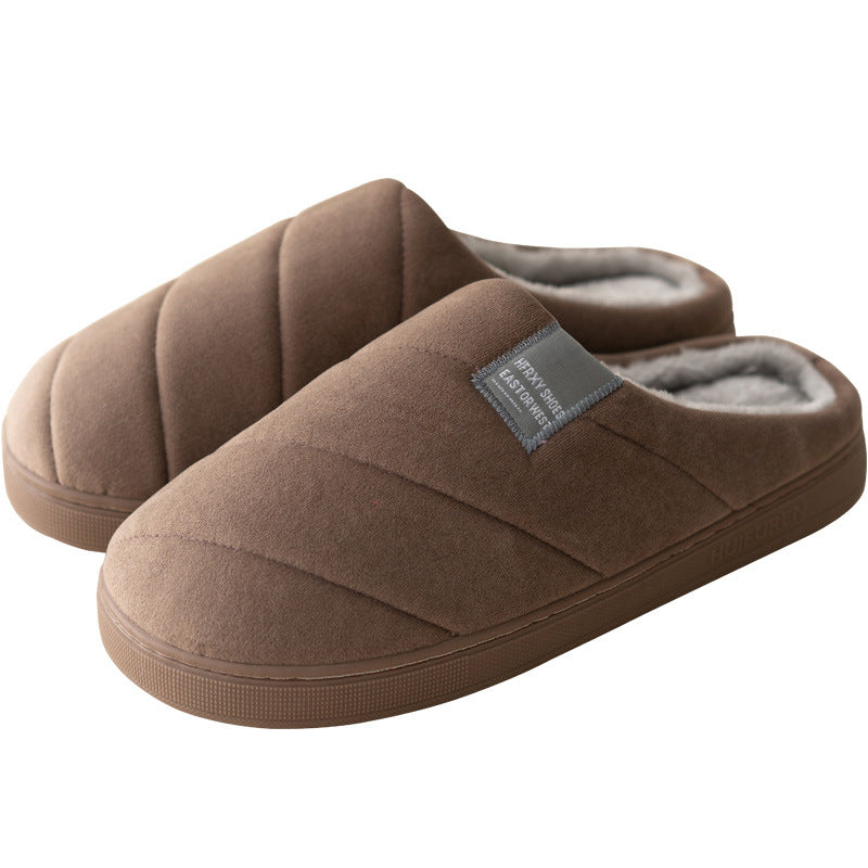 Thick-soled warm and thickened slippers