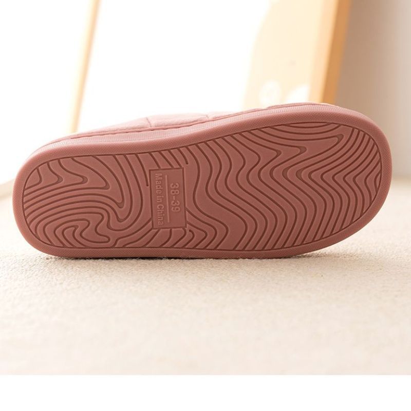 Thick-soled warm and thickened slippers