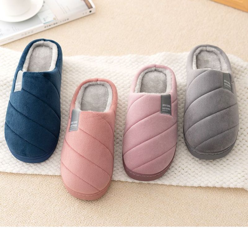 Thick-soled warm and thickened slippers
