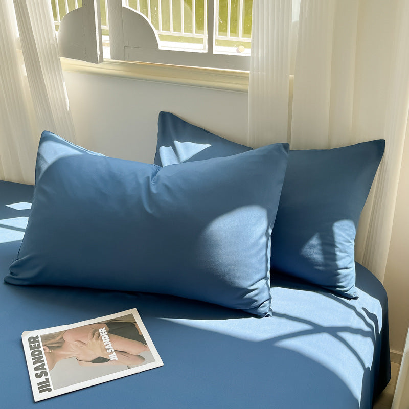 Thick solid color pillowcase
