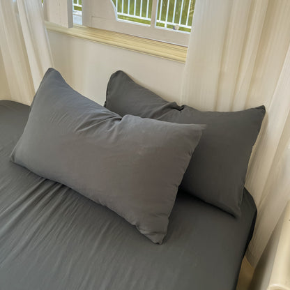 Thick solid color pillowcase