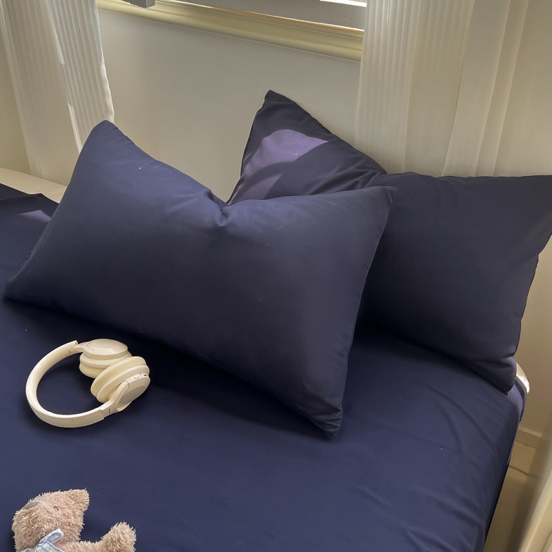 Thick solid color pillowcase