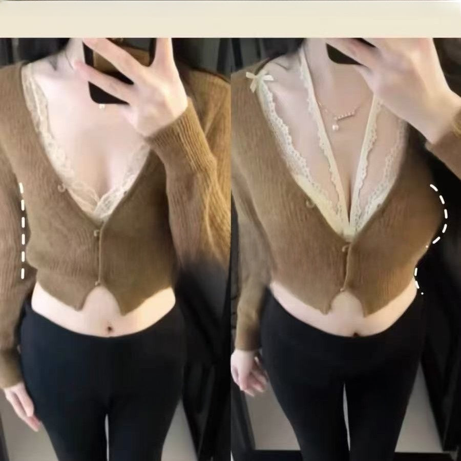 Thick-style French-style neck girdle underwear