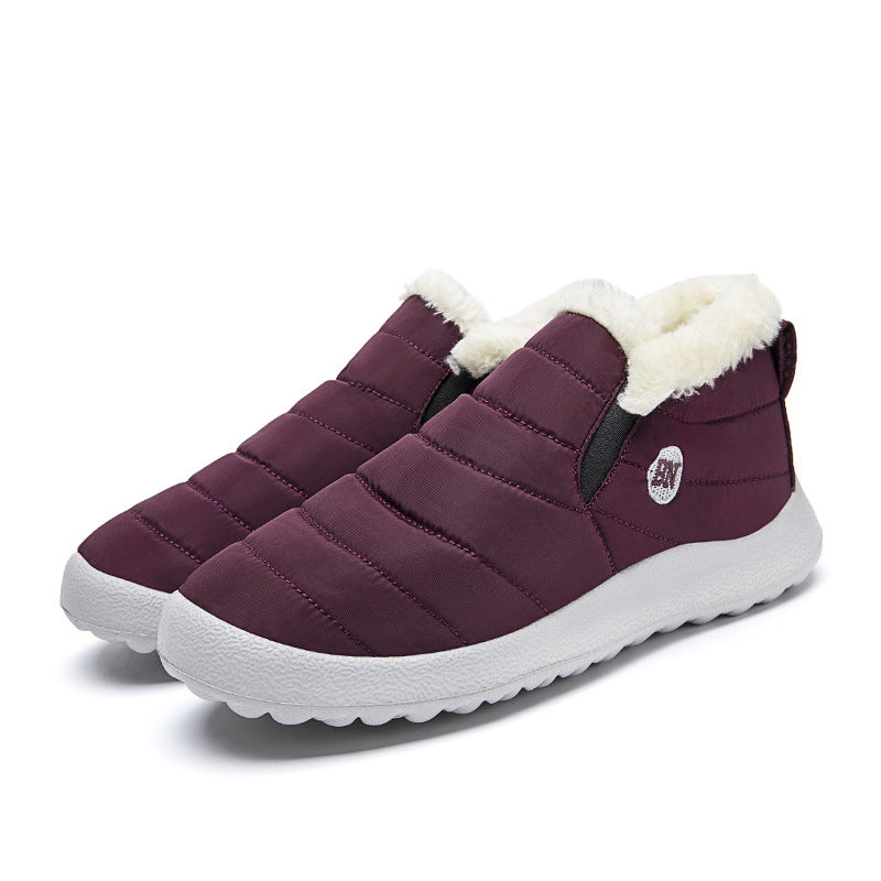 Thick-waist cotton shoes