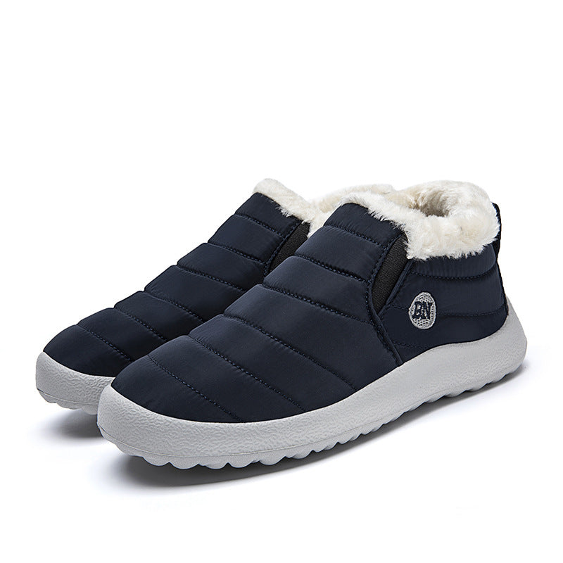 Thick-waist cotton shoes
