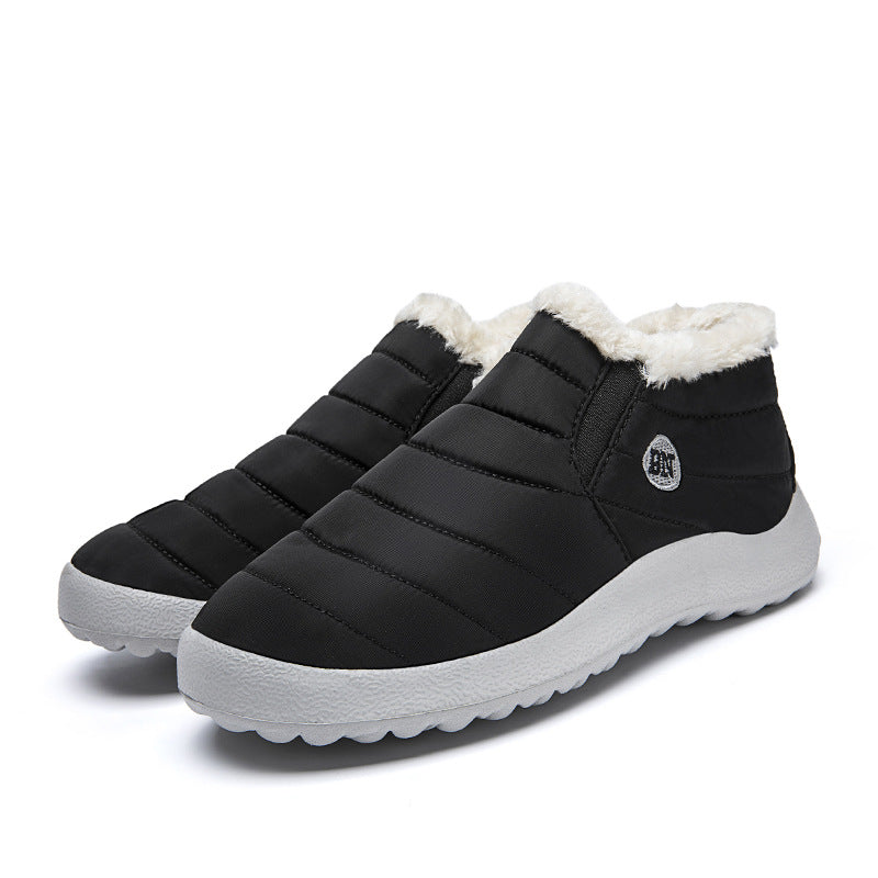 Thick-waist cotton shoes