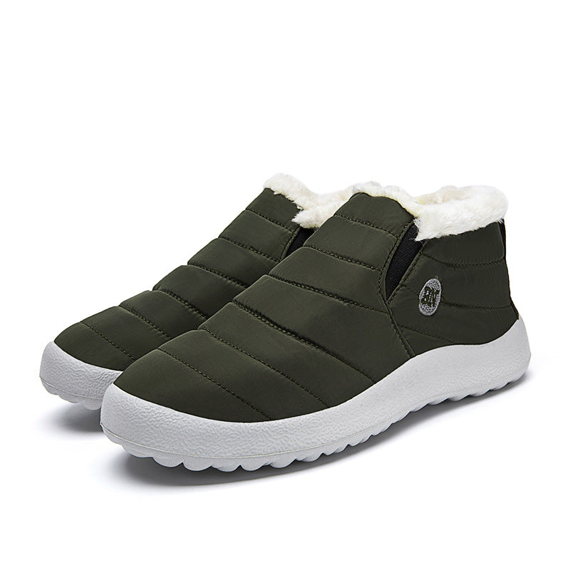 Thick-waist cotton shoes