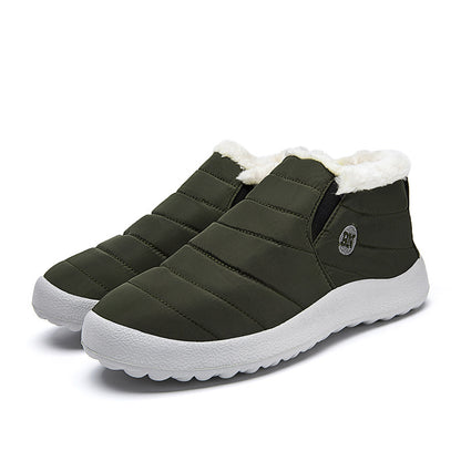 Thick-waist cotton shoes
