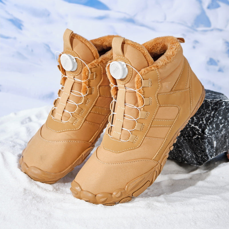 Thick-waist cotton shoes