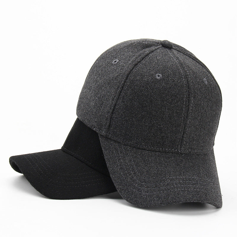 Thick, warm baseball cap