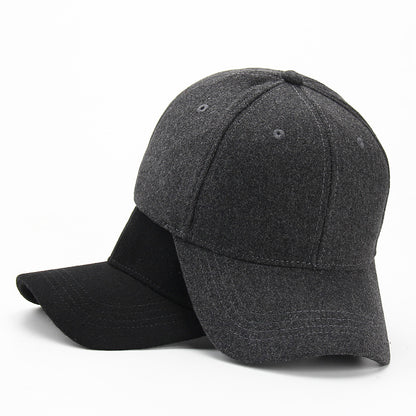Thick, warm baseball cap