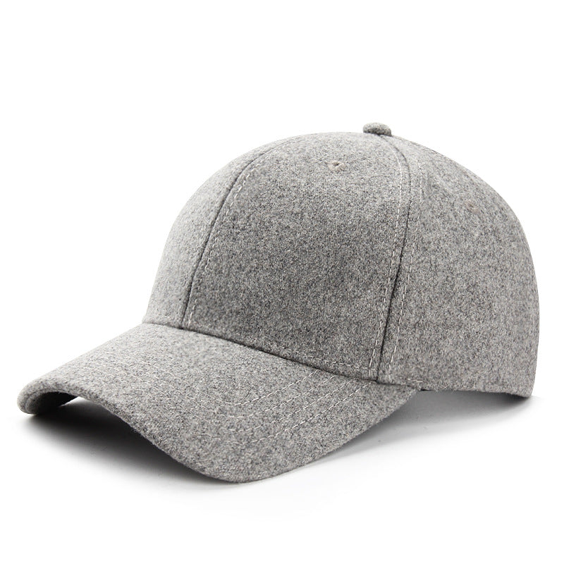 Thick, warm baseball cap