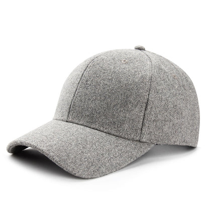 Thick, warm baseball cap