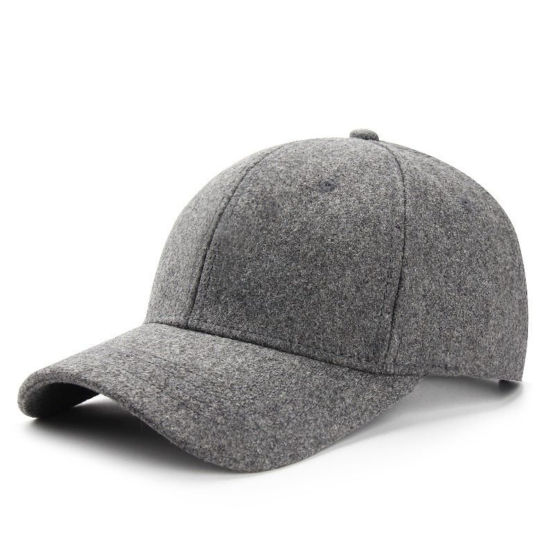 Thick, warm baseball cap