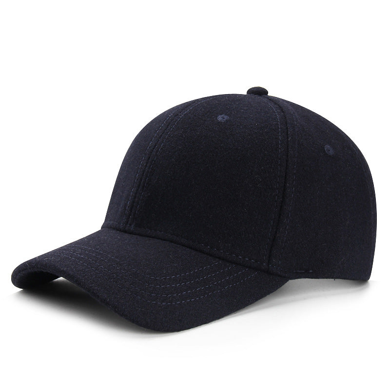 Thick, warm baseball cap