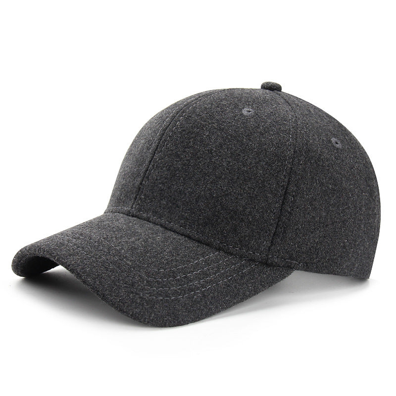 Thick, warm baseball cap