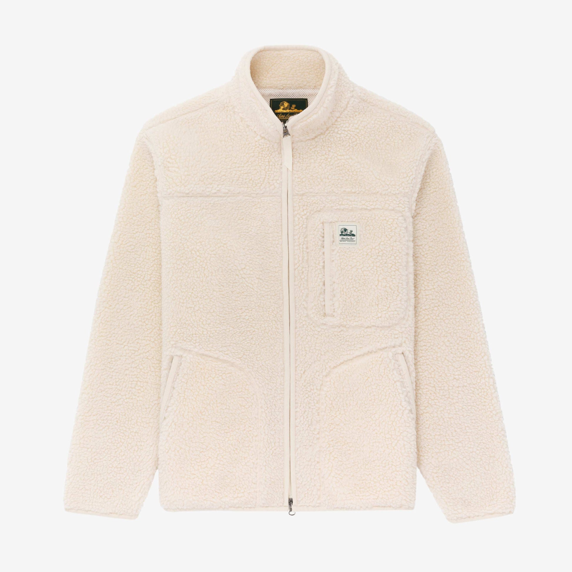 Thick woolen zipper jacket