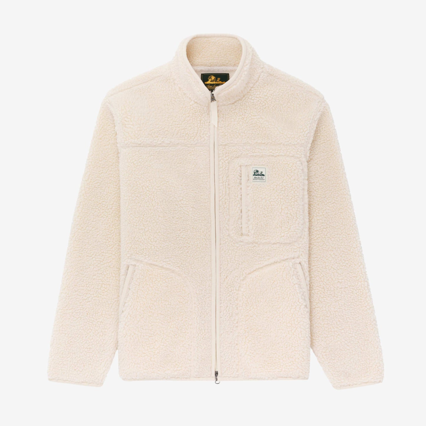 Thick woolen zipper jacket