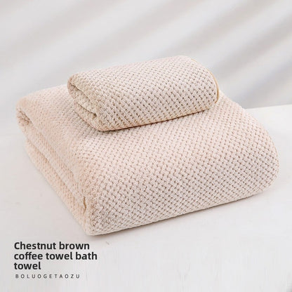 Thicken the bath towel