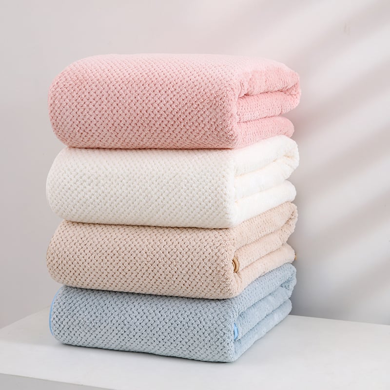 Thicken the bath towel