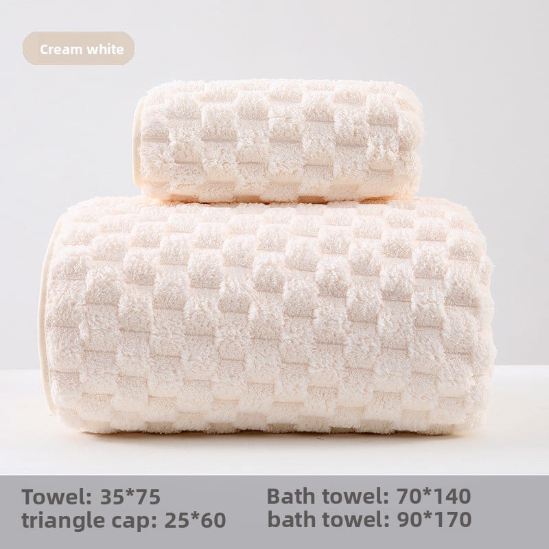 Thicken the bath towel