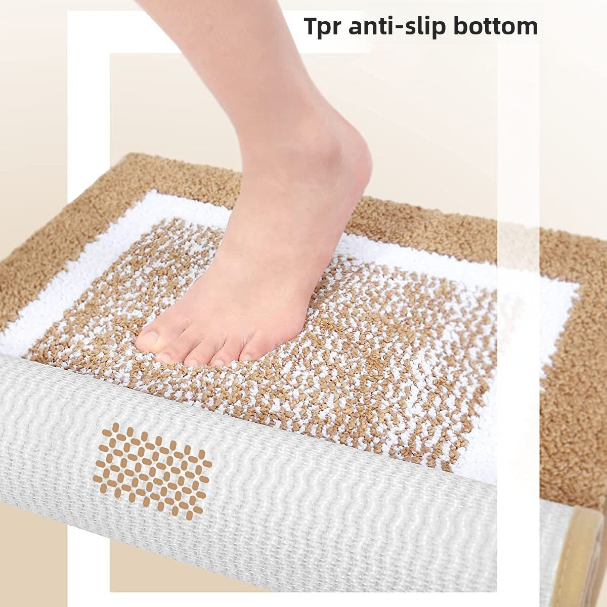 Thickened Absorbent Bathroom Door Mat