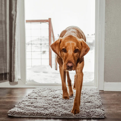 Thickened and encrypted ultra-fine fiber Chenille floor mat