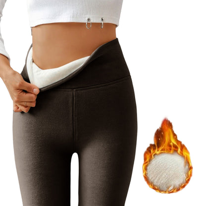 Thickened and fleece-lined leggings for women