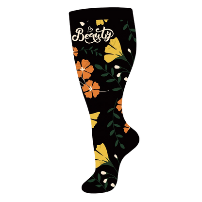 Thickened and oversized compression stockings