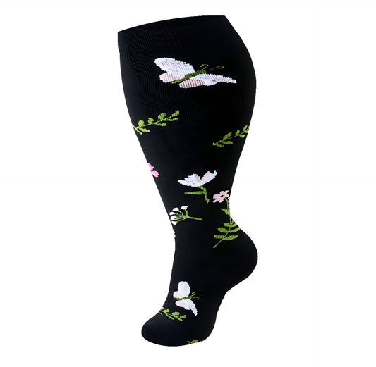 Thickened and oversized compression stockings