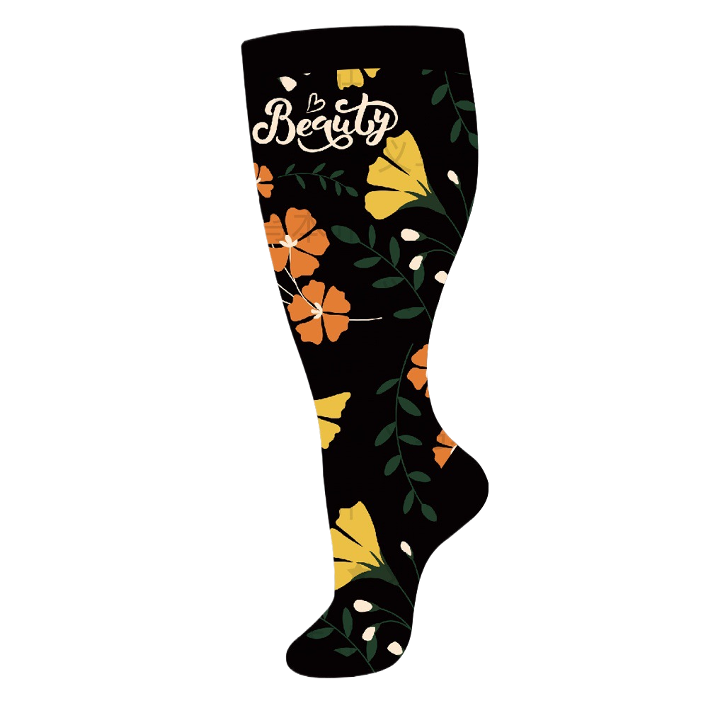 Thickened and oversized compression stockings