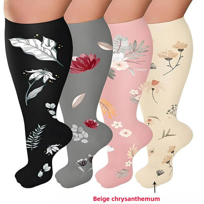 Thickened and oversized compression stockings