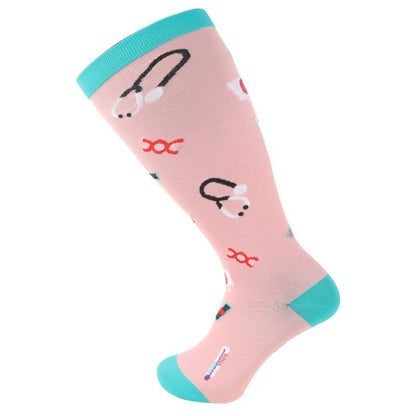 Thickened and oversized compression stockings