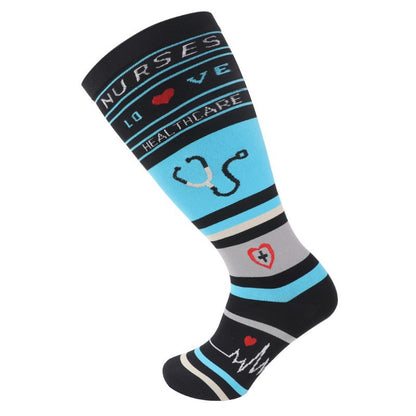 Thickened and oversized compression stockings
