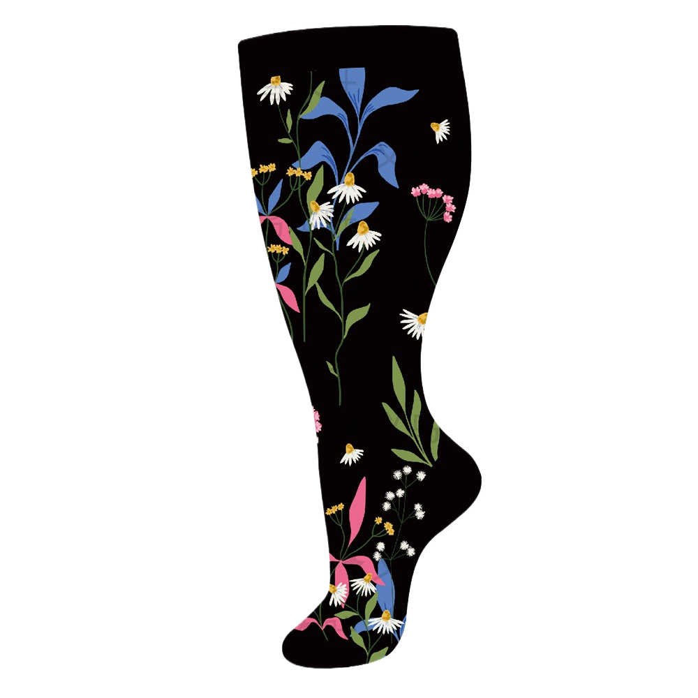 Thickened and oversized compression stockings